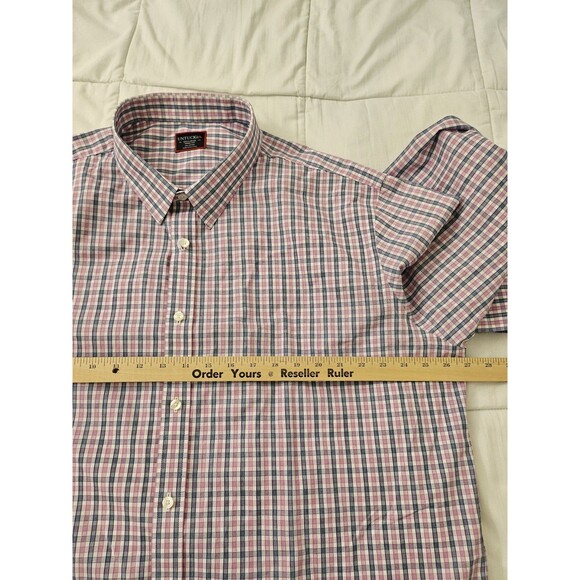 UNTUCKit Shirt Men 3XL Dolcetto Wrinkle Free Check Print Button Down Regular Fit - Picture 8 of 10